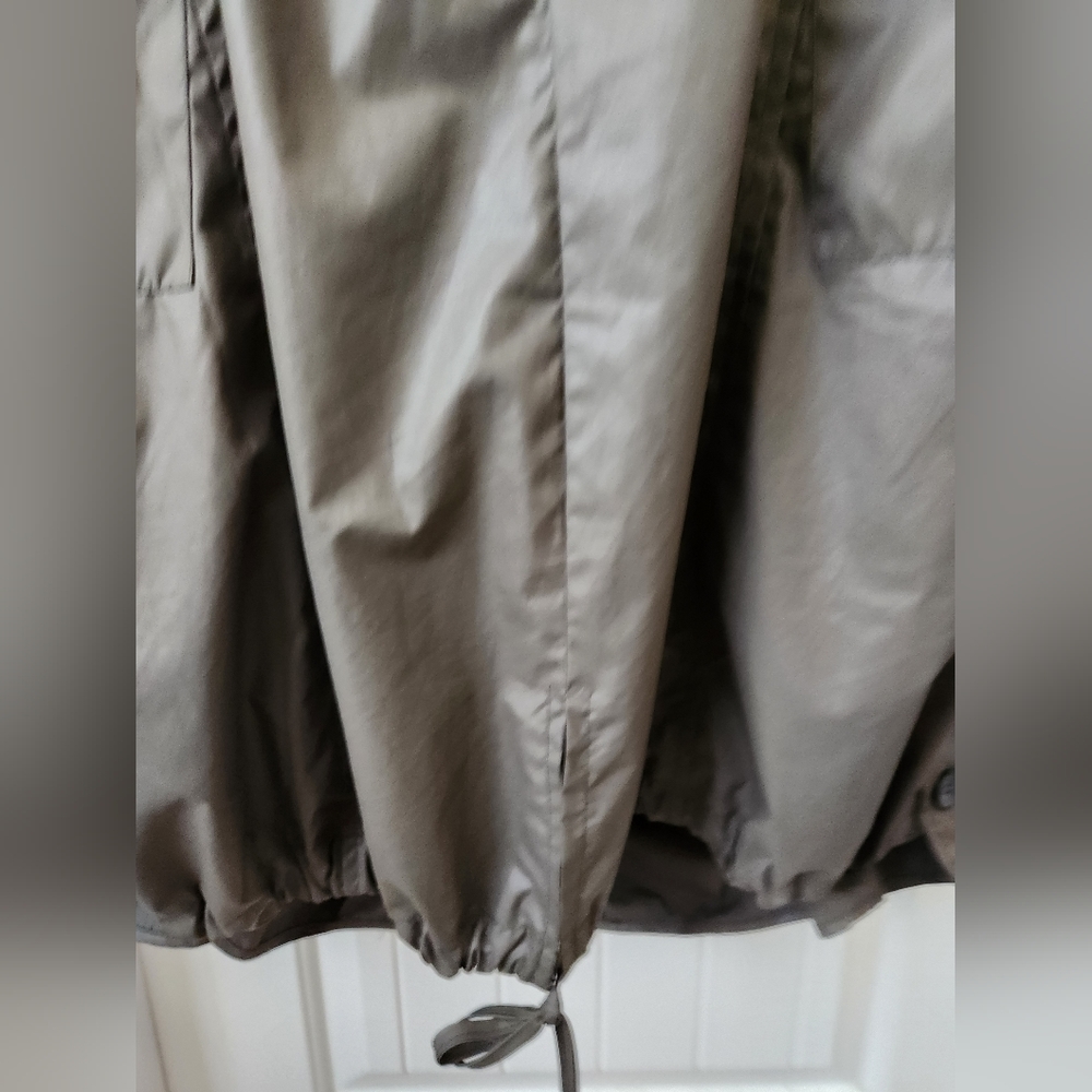 Pile Ou Face Paris Lined Trench/Jacket size 8/T4 | Like New | Muted Green - Picture 9 of 14